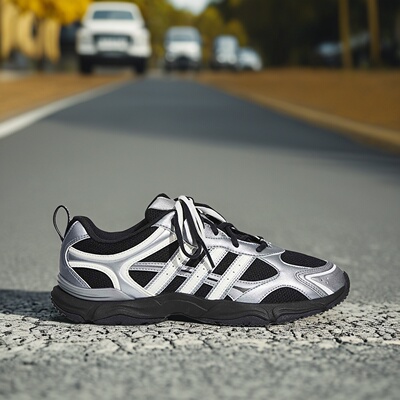 Adidas阿迪达斯男女鞋2026秋季新款舒适透气百搭增高老爹鞋KH6932