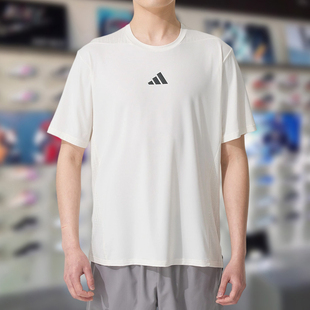 Adidas阿迪达斯男子短袖2025夏季新款舒适宽松透气休闲T恤JE5746