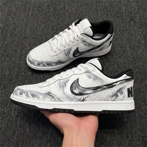【球鞋定制】耐克 BIG NIKE LOW 烟澜 男款低帮潮流休闲百搭板鞋