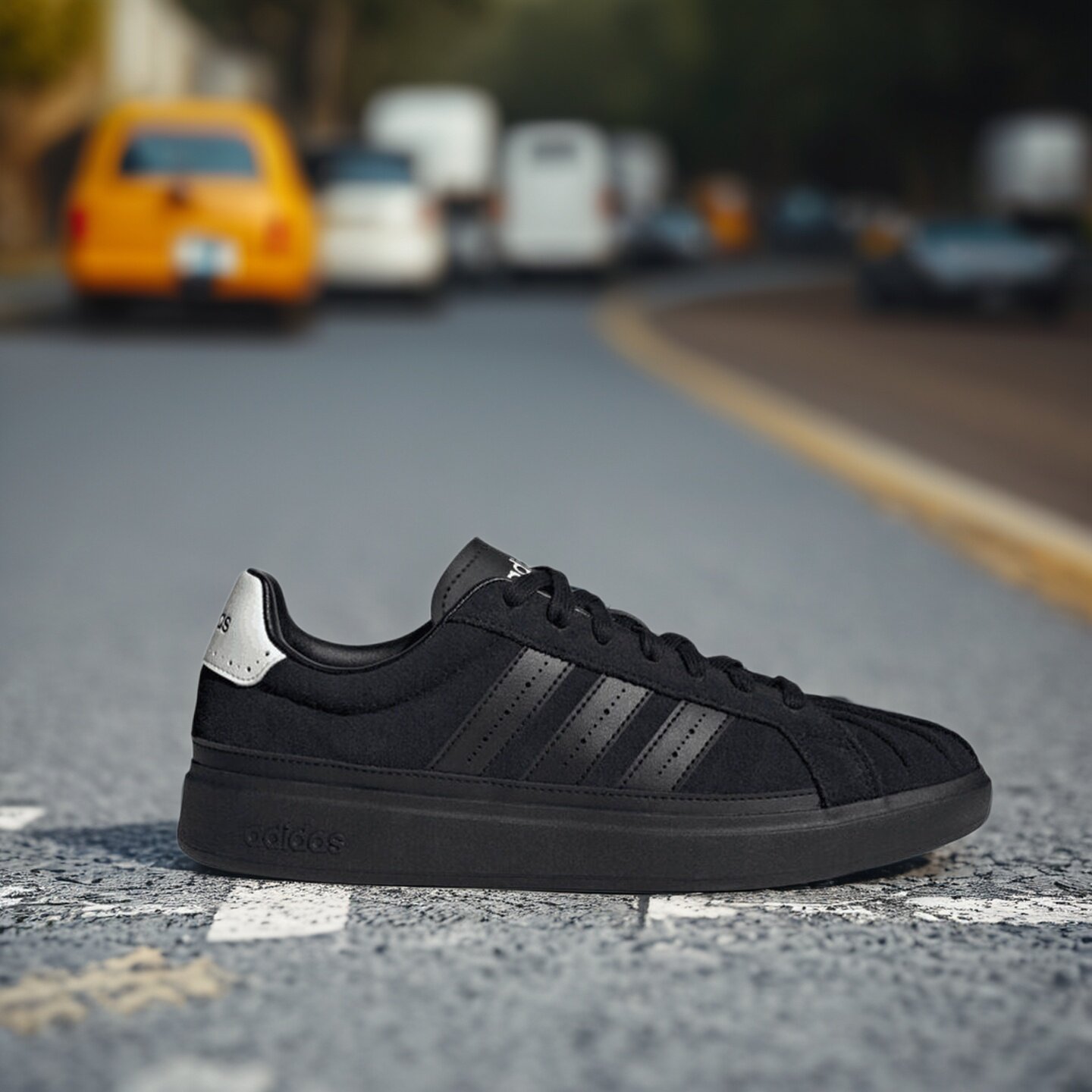 Adidas阿迪达斯男女鞋子2026秋季新款舒适百搭简约潮流板鞋KJ7439