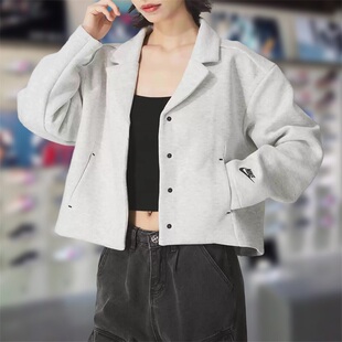 舒适百搭宽松运动休闲夹克HV2452 013 新款 Nike耐克女外挑2025秋季