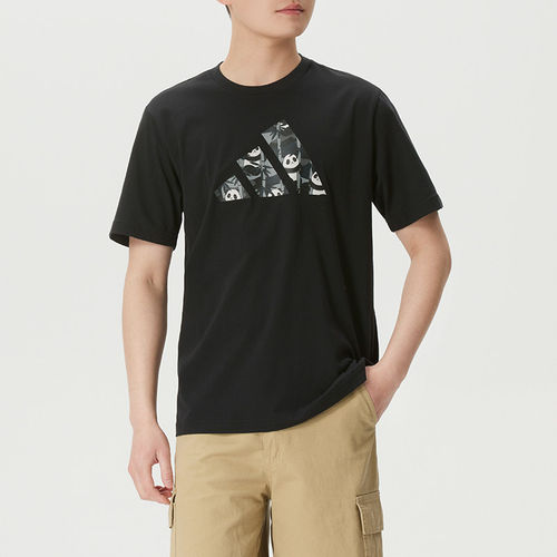 Adidas阿迪达斯男子短袖2026夏季新款纯棉舒适百搭简约T恤KB4849