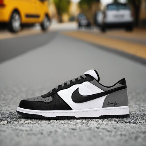 【球鞋定制】耐克 BIG NIKE LOW 深灰 男款低帮潮流运动休闲板鞋