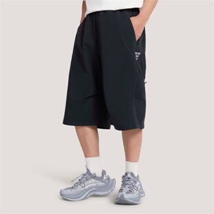 Adidas阿迪达斯男款裤子2026夏季新款舒适宽松运动跑步中裤KV7676