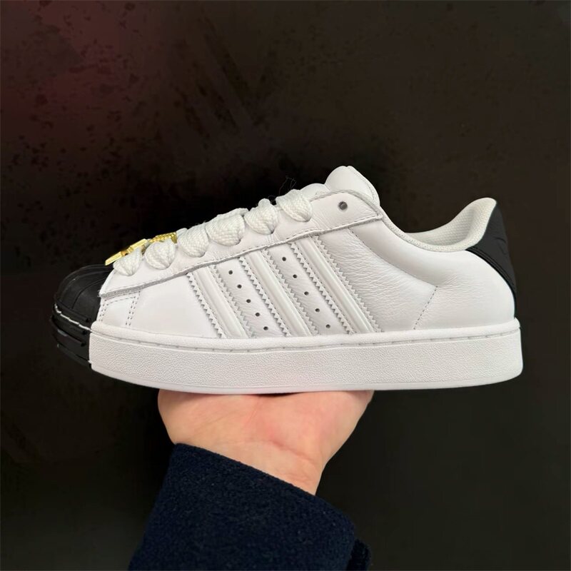 阿迪达斯三叶草男女款鞋子2026春季新款贝壳头百搭潮流板鞋IH6679