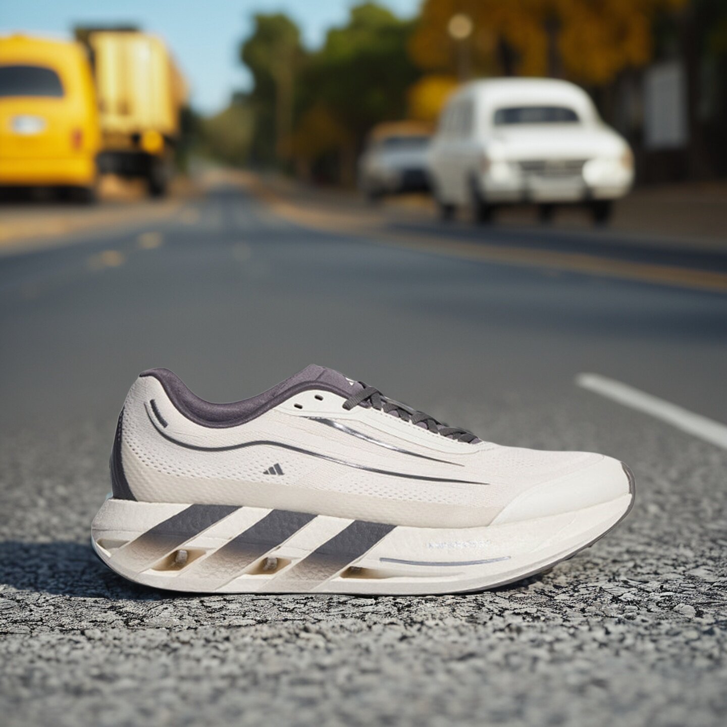 Adidas阿迪达斯男女鞋子2026冬季新款舒适透气防滑耐磨跑鞋KZ7297