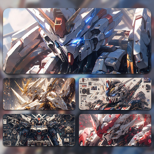 鼠标垫超大高达机甲电脑桌垫鼠标垫滑鼠游戏键盘垫定制鼠标垫电竞