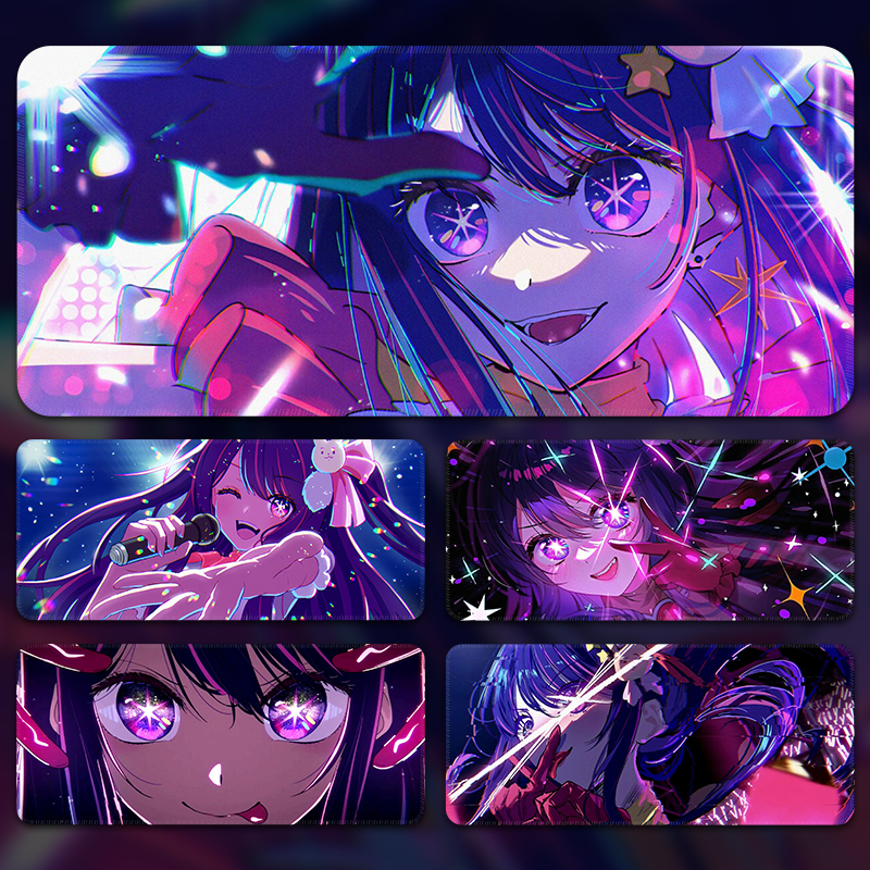 星野爱鼠标垫超大号动漫电竞游戏桌面桌垫电脑周边办公我推的孩子