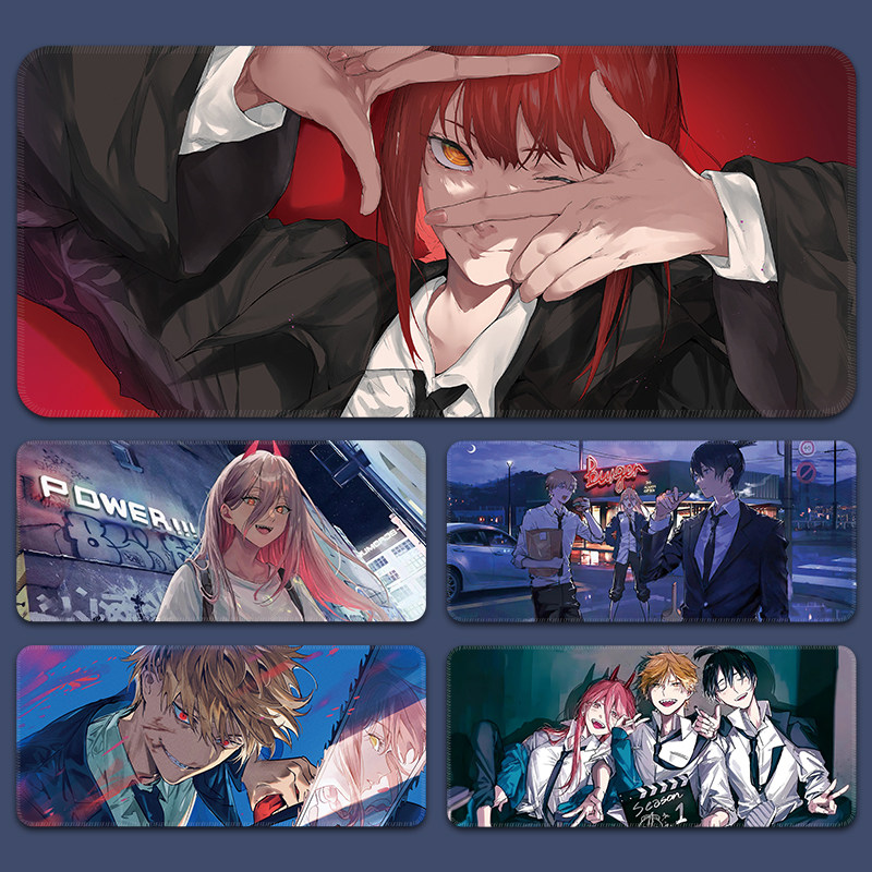 鼠标垫超大电锯人二次元电竞游戏专用电脑键盘垫玛奇玛办公室桌垫,电脑硬件/显示器/电脑周边,鼠标垫/贴/腕垫,淘宝优惠券,粉丝福利购,淘宝优惠卷