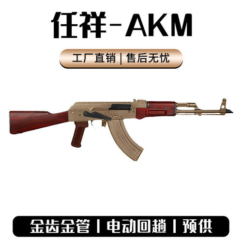 仁祥AKM电动连发74MN玩具枪AK风暴真人CS突击步枪成人AK47任翔102
