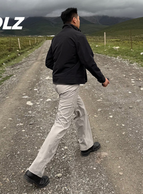 “全场合西裤”弹力腰两色百搭合身板正日常长裤