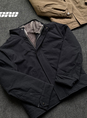 【工装座山雕】PDRD25AW仿貂毛工装棉服加厚珠地棉锦冬款美式外套