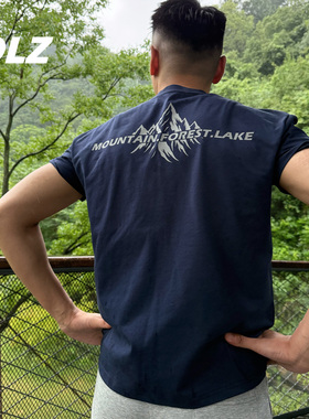 “即刻出发T”索罗娜凉感速干美式户外健身出游短袖