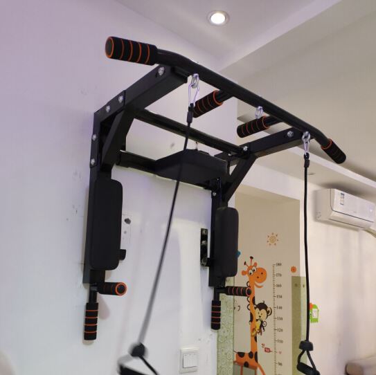 墙体单杠室内墙上多功能锻炼双杠家庭健身器材引体向上器家用吊杆-封面