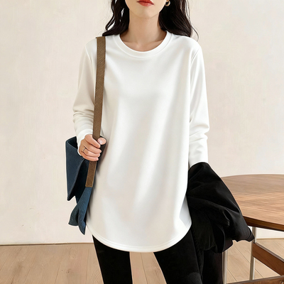 配鲨鱼裤的遮屁股独特漂亮上衣女