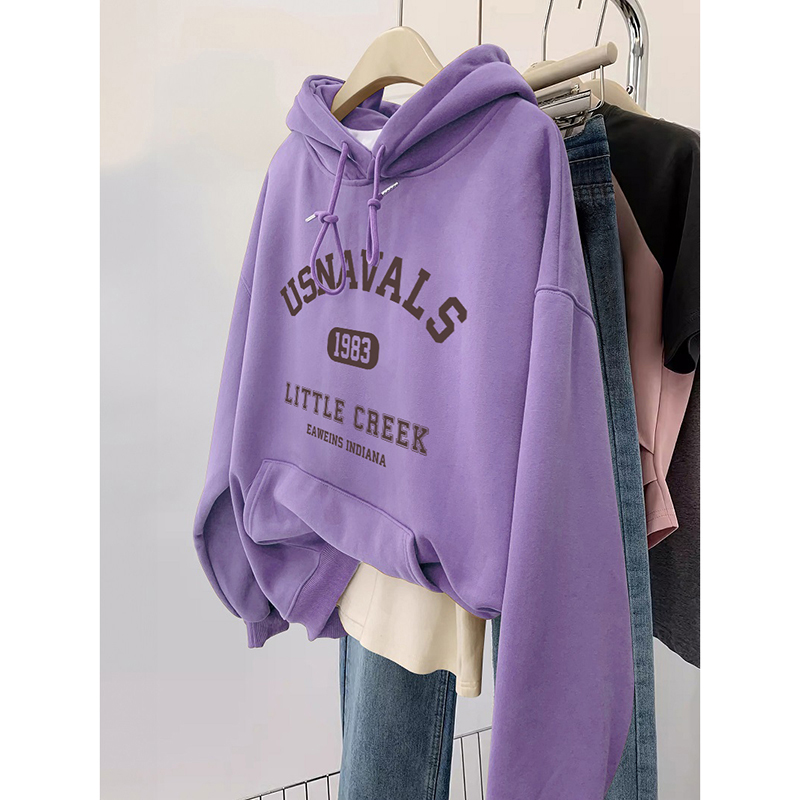 连帽卫衣女2026新款爆款加绒加厚