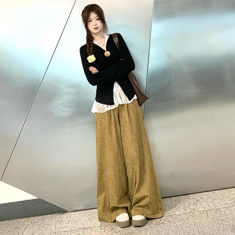 初秋韩系穿搭两件套上衣