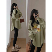 上衣女中长款 打底衫 遮屁股洋气冬 鲨鱼裤 搭配 女内搭胖mm大码 女装