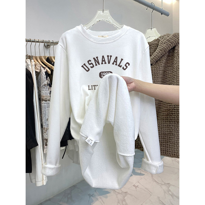 白色内搭打底衫女2026新款秋冬