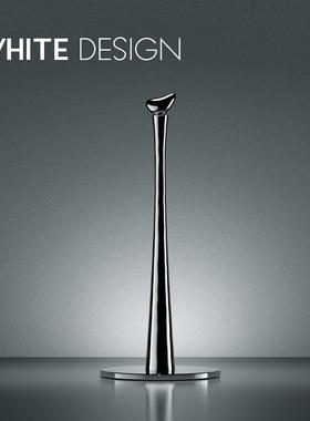 White Design不锈钢纸巾架卷纸架厨房餐桌金属优雅创意卷筒纸支架