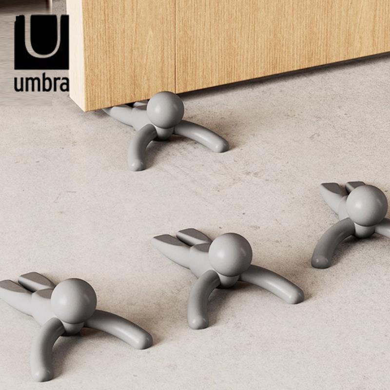 umbra门挡防撞创意家用免打孔地吸伙伴创意阻门器门碰卡通门顶器