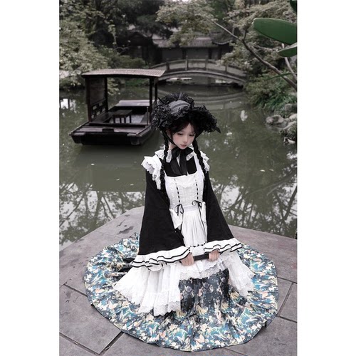 汉洋折衷明制交领洛丽塔马面裙