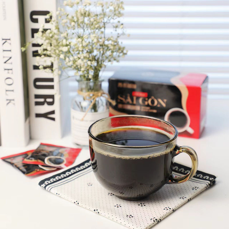 黑咖啡无糖0脂减肥正品提高代谢进口西贡黑咖啡美式拿铁健身防困速溶休闲冲泡饮品适合上班族当搭档低卡健康饮网红喜爱口碑佳​