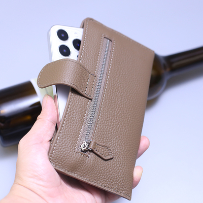 超薄款真皮长款钱包卡包