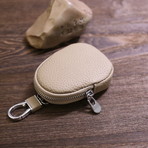 Маленькая кожаная ключница, универсальные ключи от машины с молнией, новая коллекция, простой и элегантный дизайн
