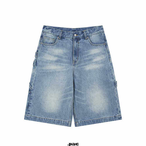 pacshop拉链七分裤水洗春夏牛仔