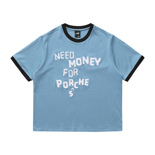 短袖+撞色+T恤+刺绣+pac+pacshop