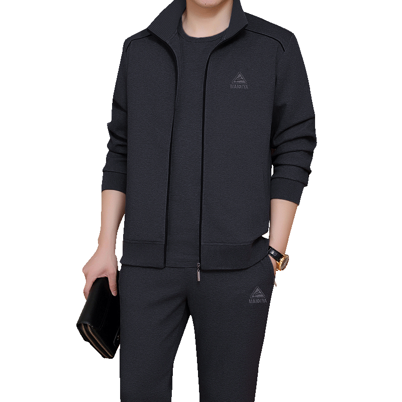 外套大码中老年运动服三件套