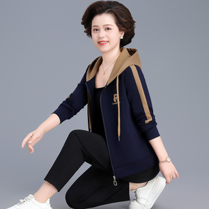 高端妈外套女春秋品牌长袖