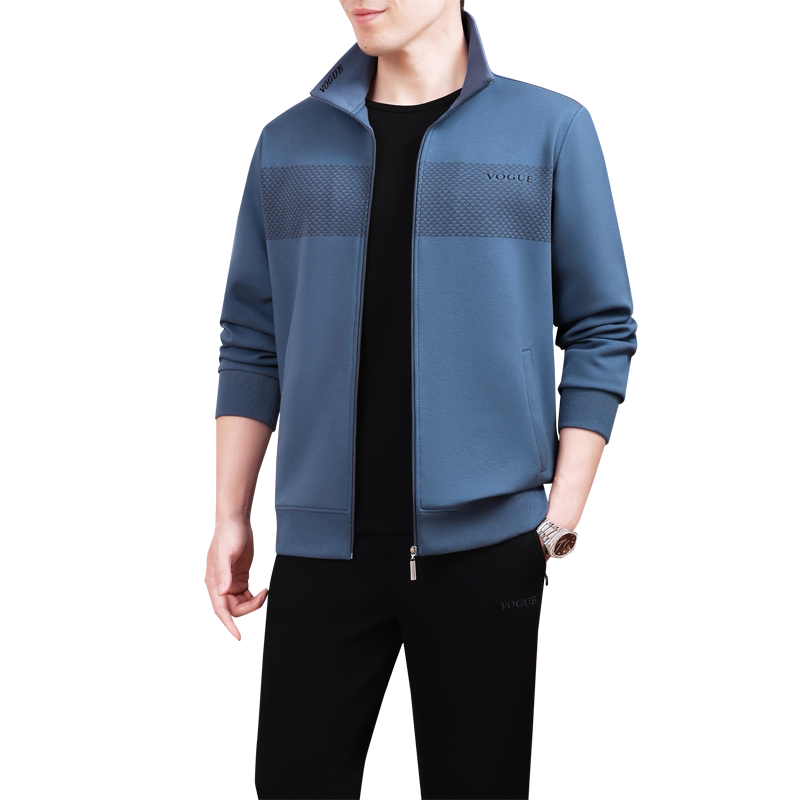 新款休闲运动服套装男春秋三件套