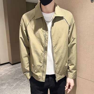 2025新款开春夹克外套男士衬衣薄款春装高级感长袖衬衫男款春秋款