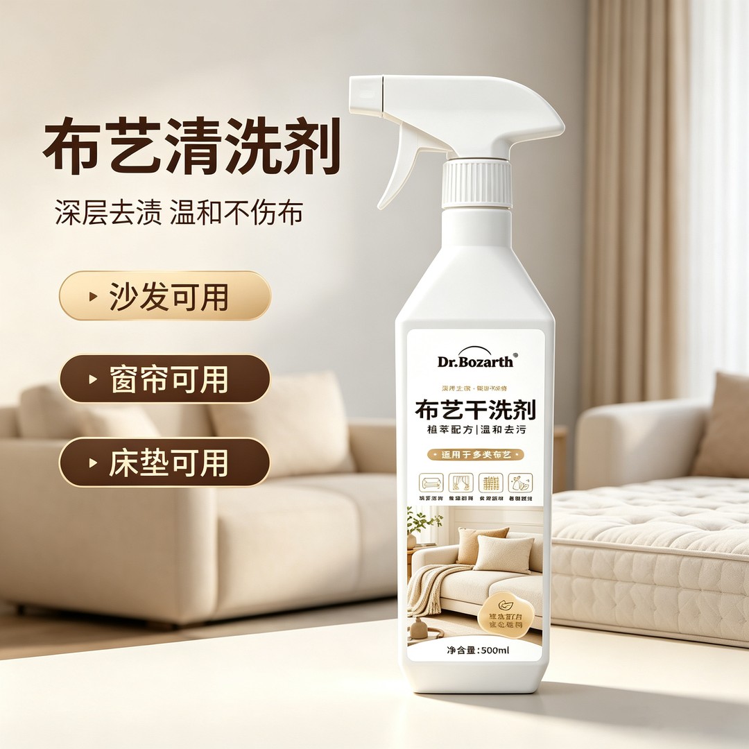 Dr.Bozarth布艺干洗剂家用沙发窗帘床垫布艺温和去免洗污清洁剂