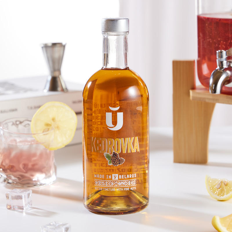 俄罗斯伏特加原装进口白色洋酒烈酒生命之水网红同款500ml