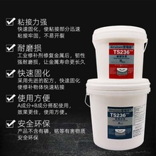 爱瑞森TS236快固耐磨涂层小陶瓷颗粒防护剂金属修补剂磨煤机浆泵叶轮壳体抗氧预保护涂层