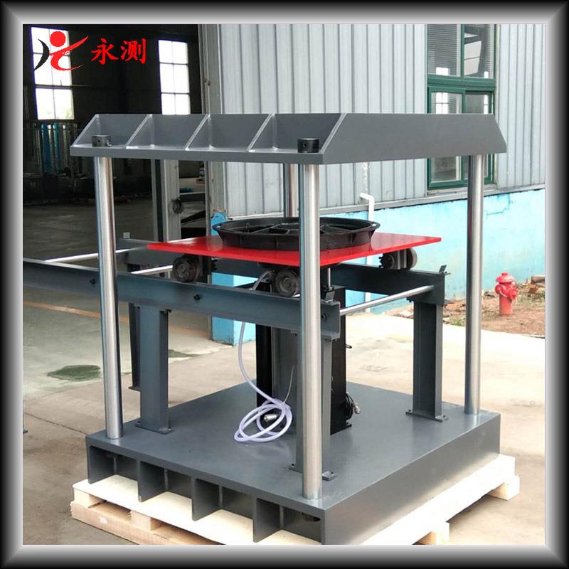 100吨承载力压力试验机水沟盖板球墨铸铁树脂碳纤维井盖压力机