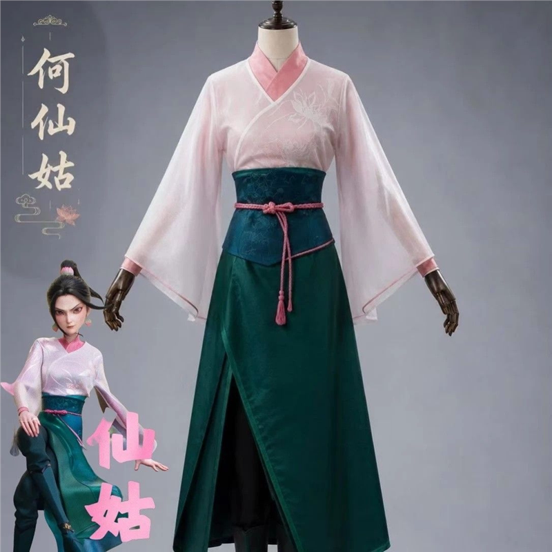 八仙cos服 何仙姑cos服 二次元动漫电影cos服