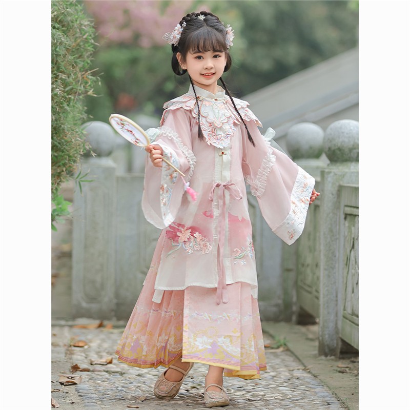 汉服女童春秋儿童2025新款