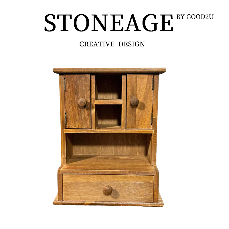 vintage中古娃柜微缩迷你手办玩具娃屋造景展整理摆台收纳柜桌面