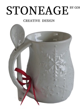 西比尔圣诞马克杯耐高温家用陶瓷杯咖啡杯茶杯水杯子女高颜值礼物