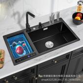 超声波净化果蔬清洗机全自动洗碗洗杯器嵌入式 智能水槽轻奢