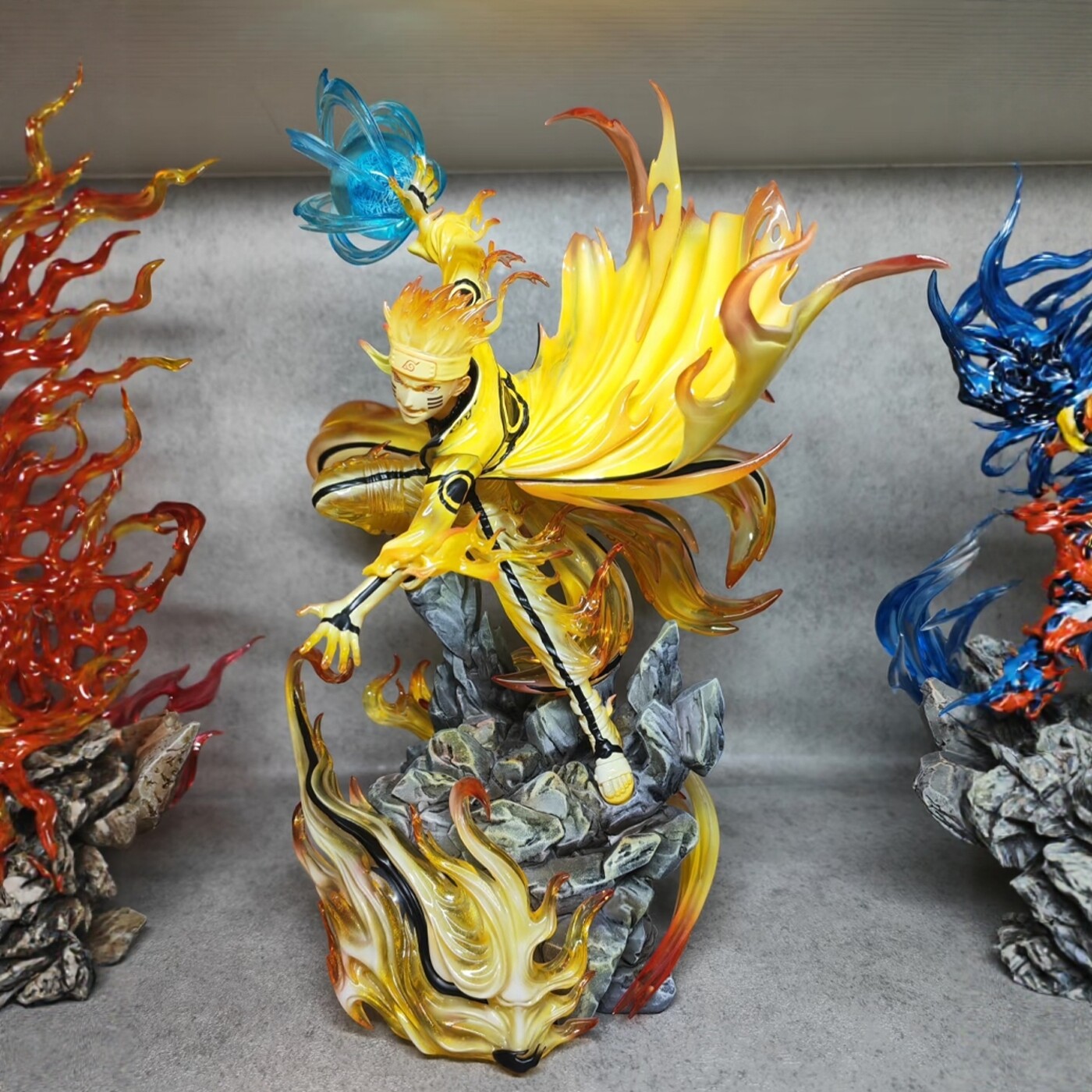 【十年百忍系列】火影忍者鸣人手办九尾鸣人二次元模型机箱摆件