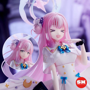 【现货】蔚蓝碧蓝档案圣园未花手办可换脸二次元美少女模型摆件