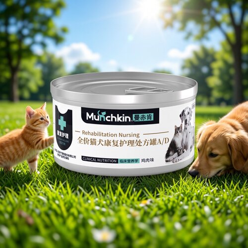 曼赤肯猫罐头术后营养补充处方粮