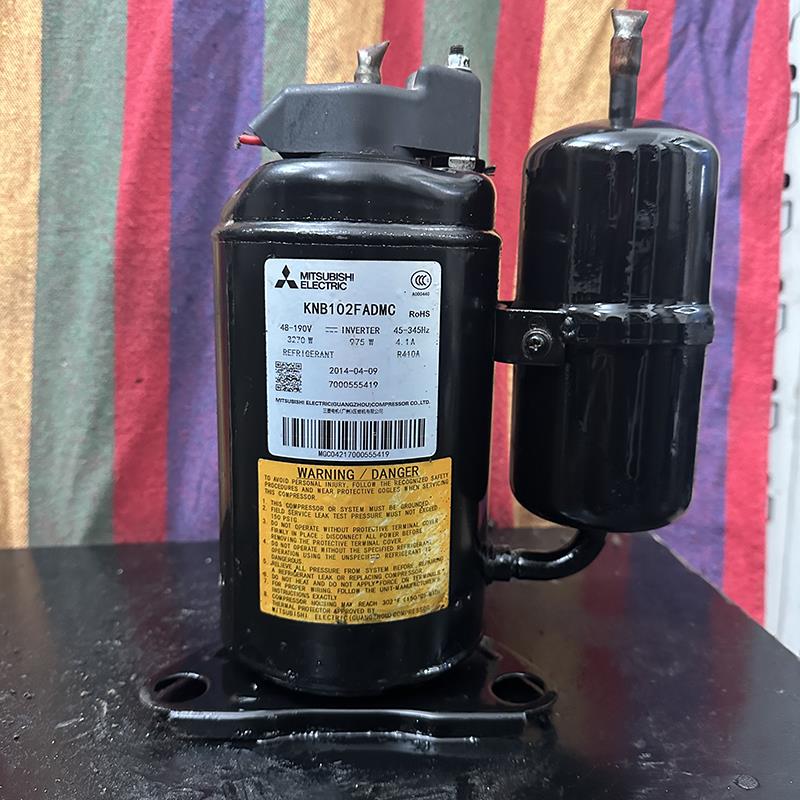 原装拆机三菱变频压缩机KNB102FADMC 48-190V KNB102FBHMC R410A
