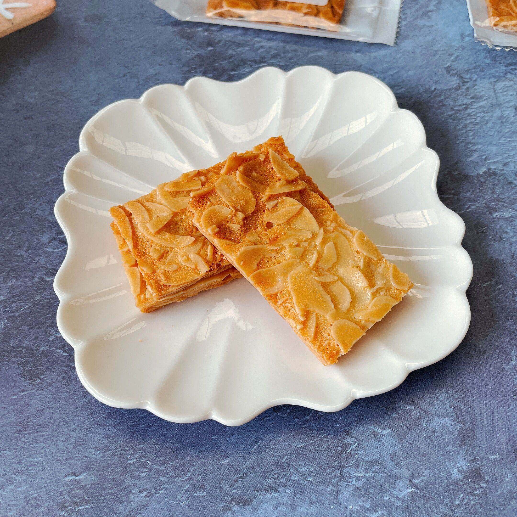 林饼记手工法式焦糖杏仁酥饼干小吃点心茶点网红零食美食休闲年货