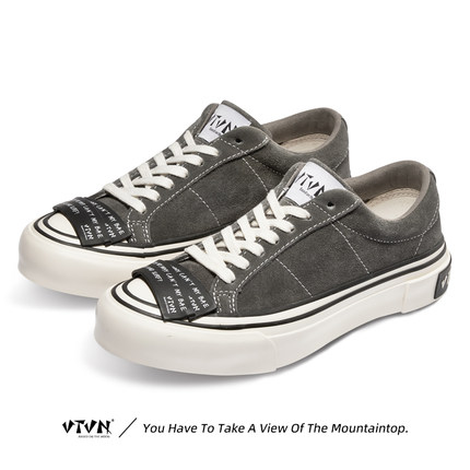 VTVN岩系列复古休闲鞋情侣原创国潮帆布鞋男女百搭经典板鞋情侣款